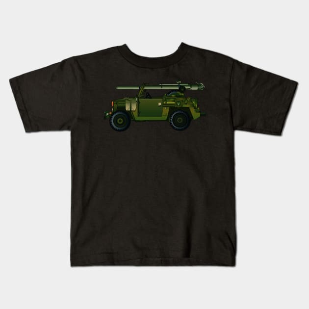 106-mm Recoilless Rifle M40 Kids T-Shirt by twix123844